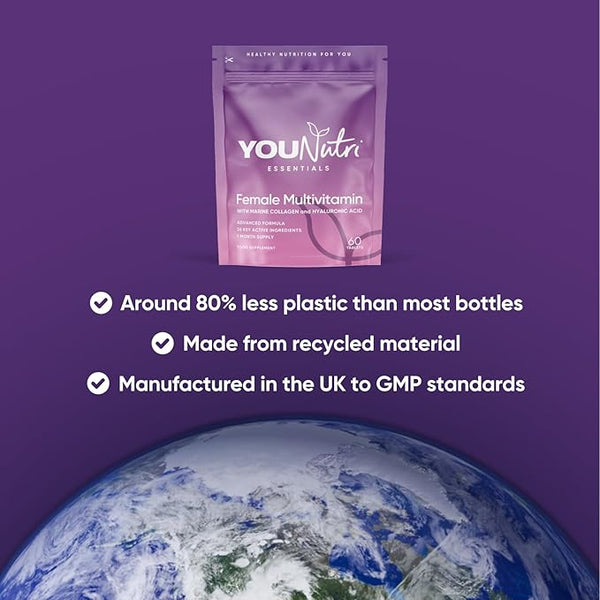 Female Multivitamin with Marine Collagen & Hyaluronic Acid