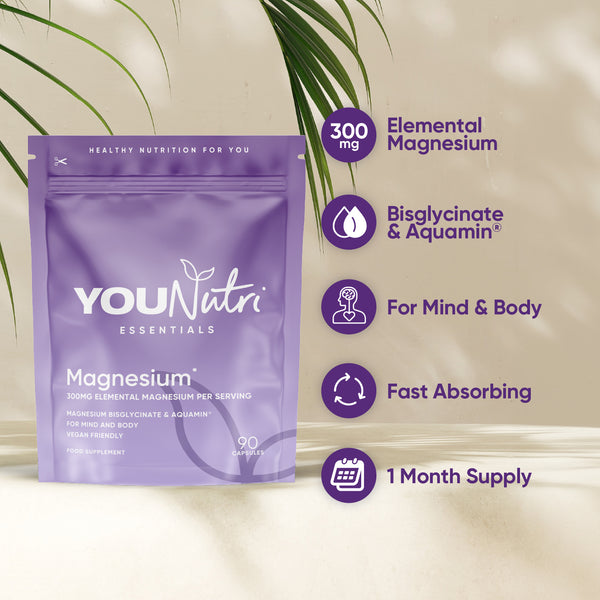 Magnesium Bisglycinate + Aquamin® - Safe & Gentle